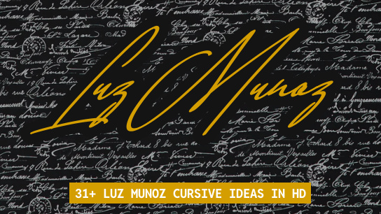 Luz Munoz name signatures